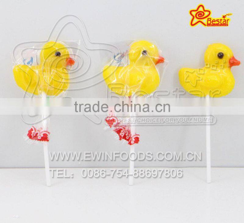Big Yellow Duck Shape Lollipop