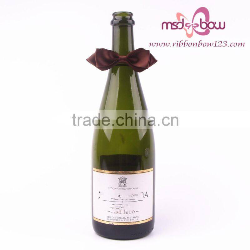 HOT sales christmas wine package of ribbon bow