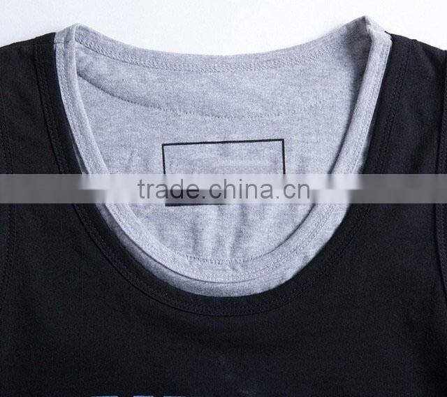 Printed mens tank top mens sleeveless t shirts