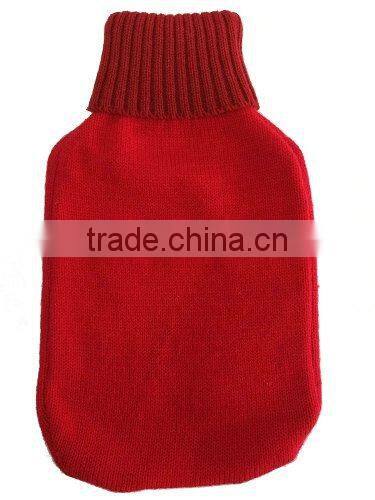 2000ml classic knitted hot water bottle with cover for Christmas Day
