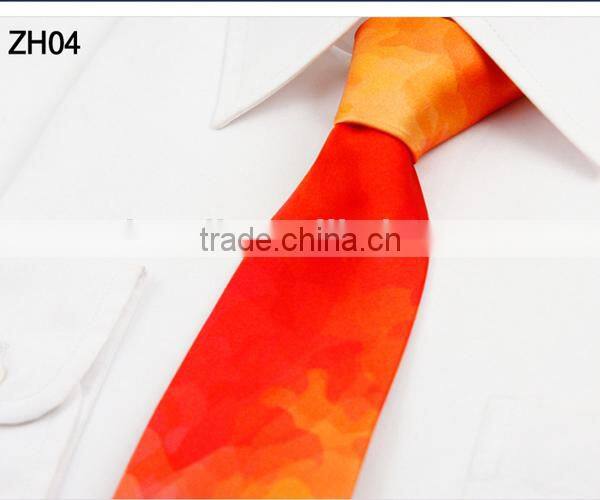 HD-TS56 Digital printing natural silk neck tie with gift box