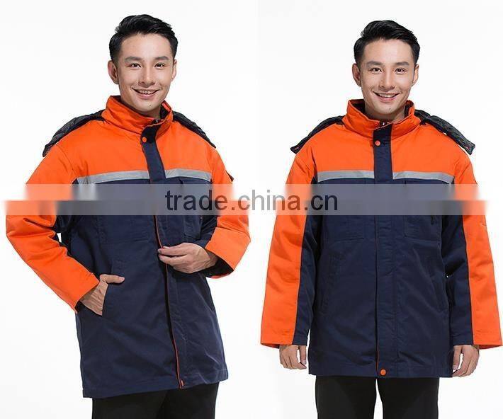 winter 100% cotton, cotton poly blended high quality worker uniform, labor uniform