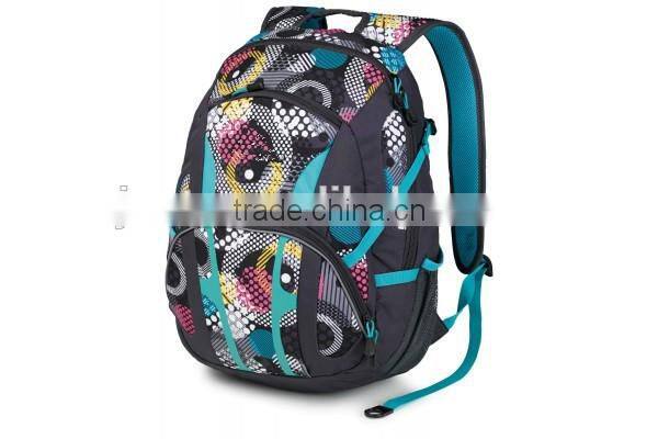 2015 new style student's school backpack bag