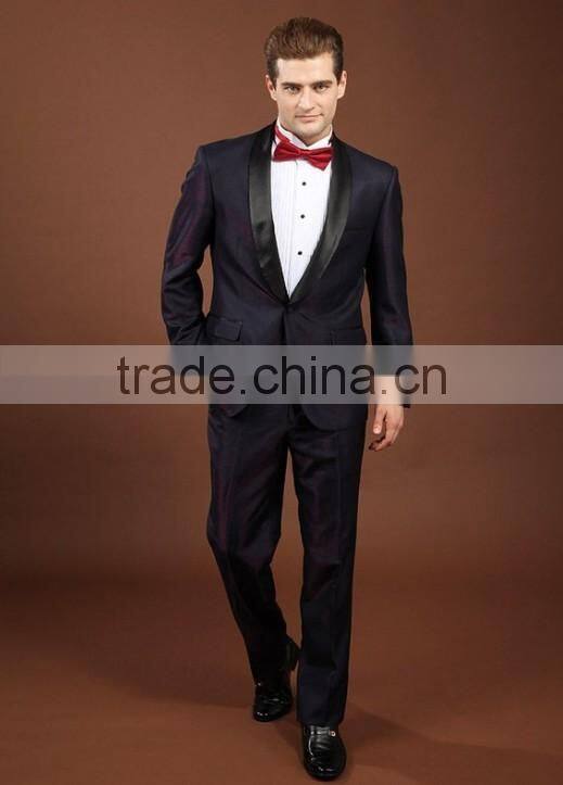 2015 blue suits new me coat pant designs