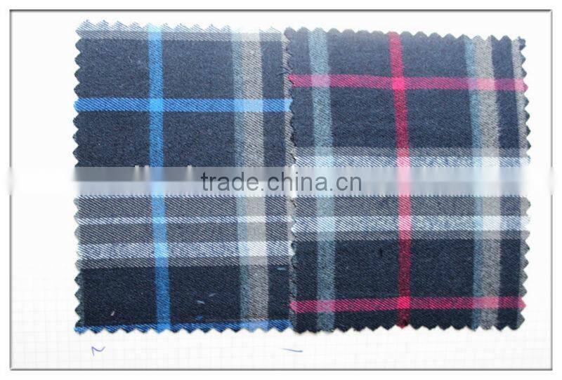 Casualwear 100% cotton flannel fabric /shirt fabric