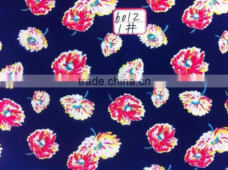 2016 new design ,hot selling 100% rayon printing fabric in stock