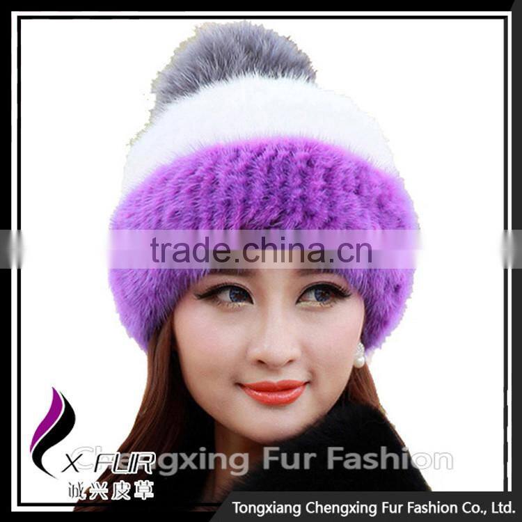 CX-C-221P Genuine Mink Fur Hat / Snood ~Hat Manufacturer