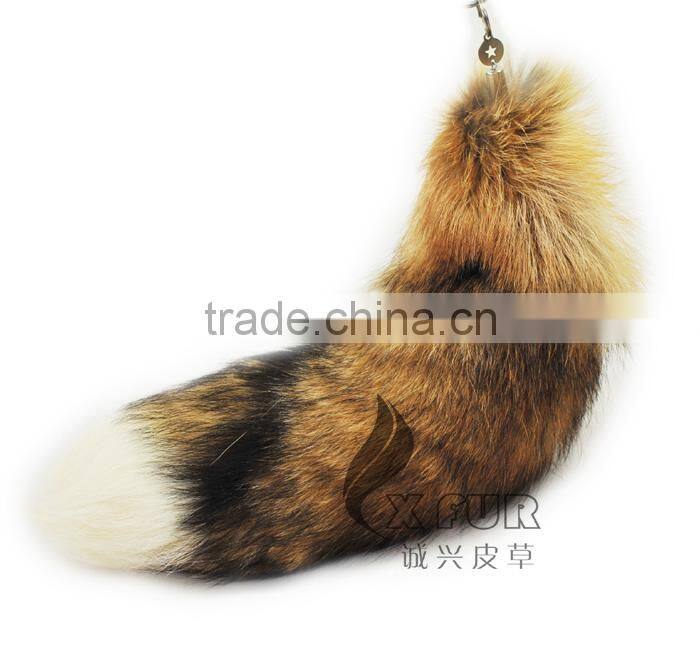 CX-R-31 2014 Cute Fashion Real Fox Fur Keychain
