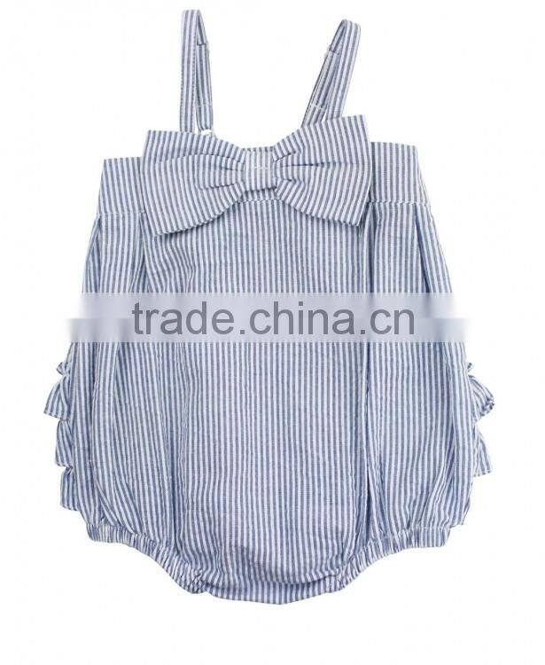 Newborn baby clothes 2017 hot sale cotton kid stripe Clothing baby clothes romper