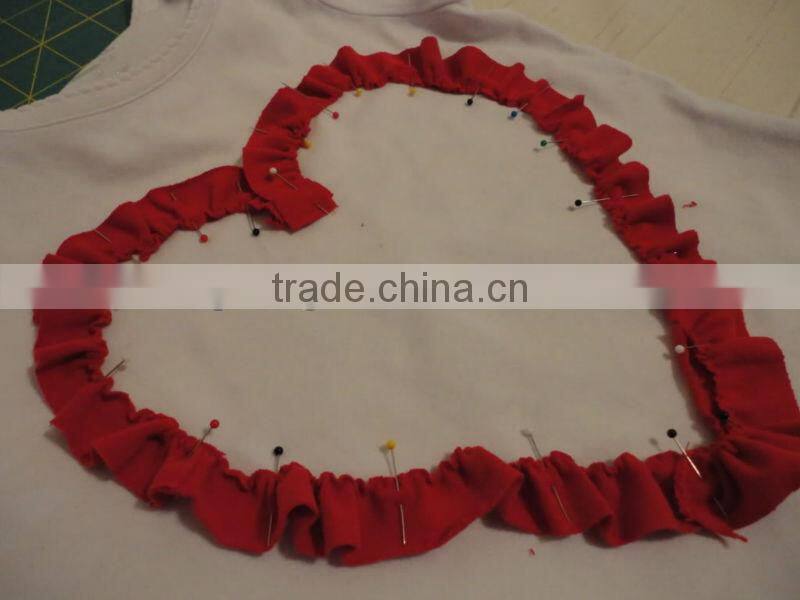 Ruffle Heart Shirt and skirt mini TuTu dresses clothing sets