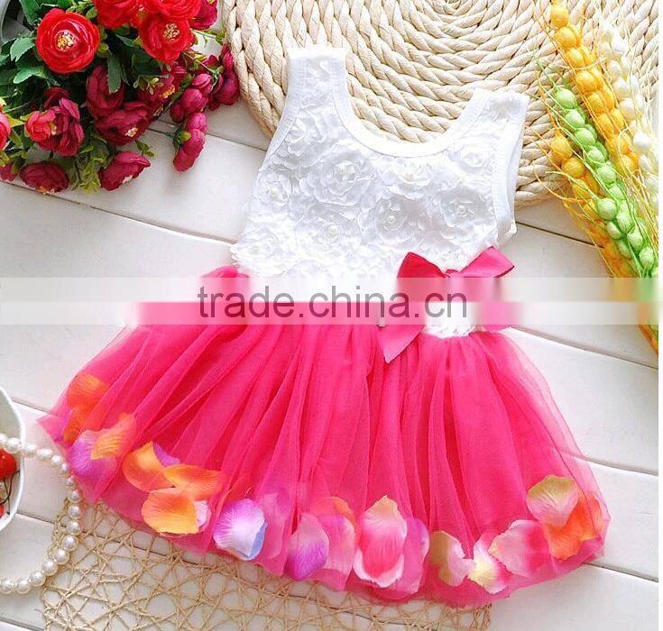 new wholesaler baby princess christmas dresses girls skirt set with bowknot