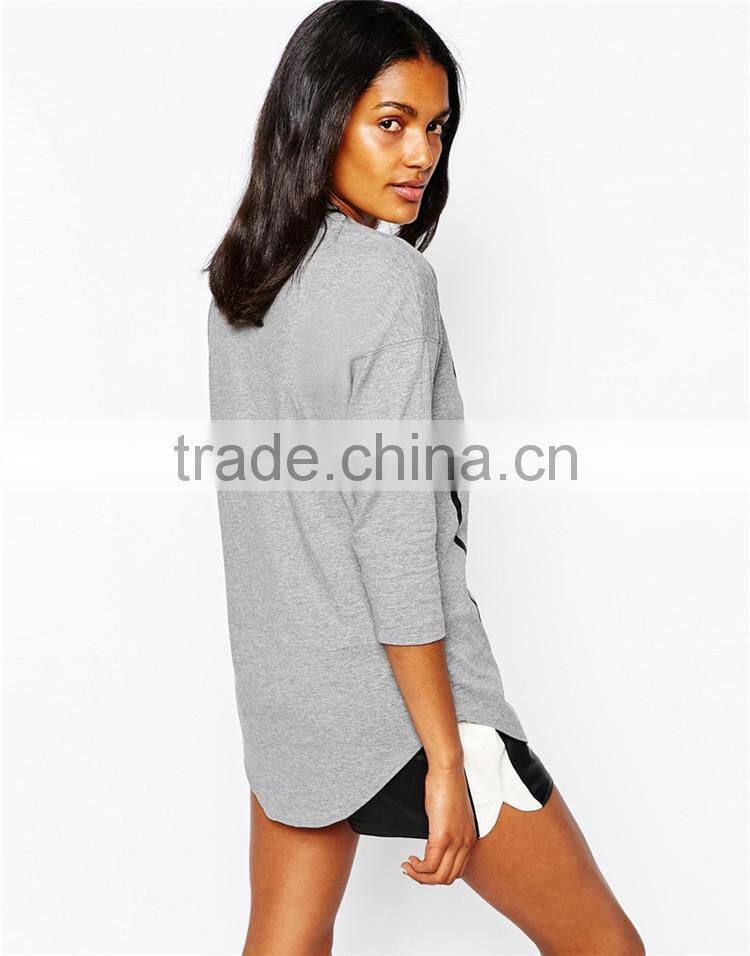 Just do it printing womens long sleeve sports t shirts