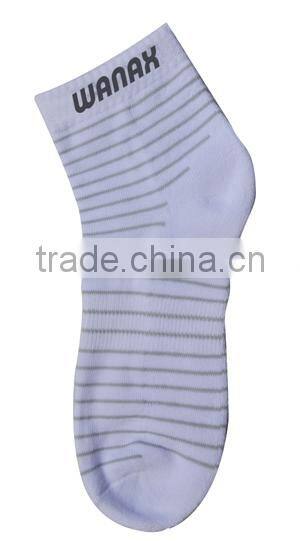 news short socks strip running knit style socks