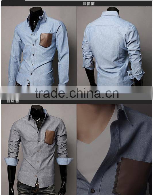 Factory outlet wholesale shirts oxford shirts/slim fit stylish casual shirts