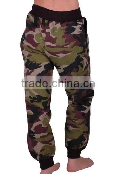 Fashion Design Womens Camouflage Print Jogger Pants Loose Fit Casual Joggers Custom Camo Jogger Pants
