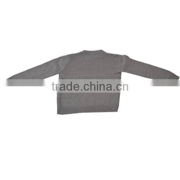 2014 High fashion jacquard knitted kids sweater