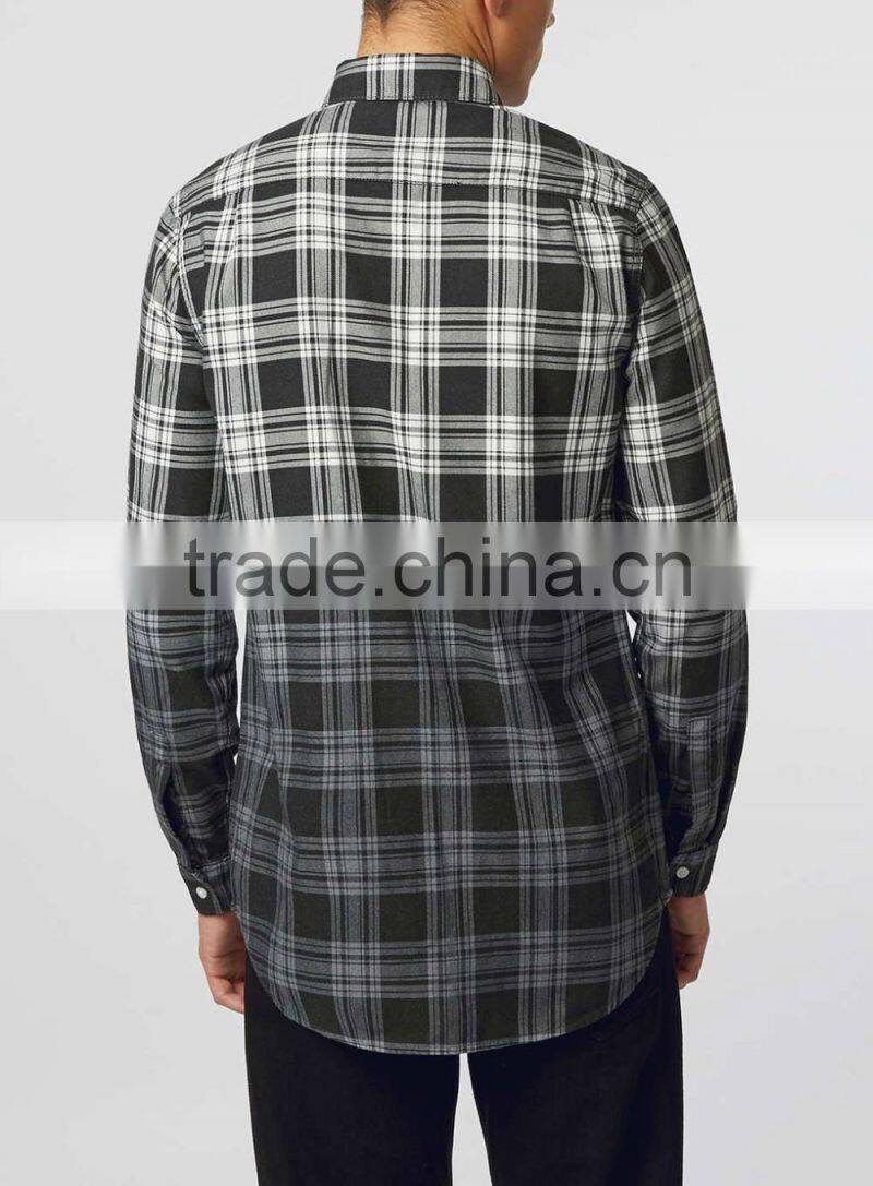 Man gingham shirts mens casual plaids dress casual shirts