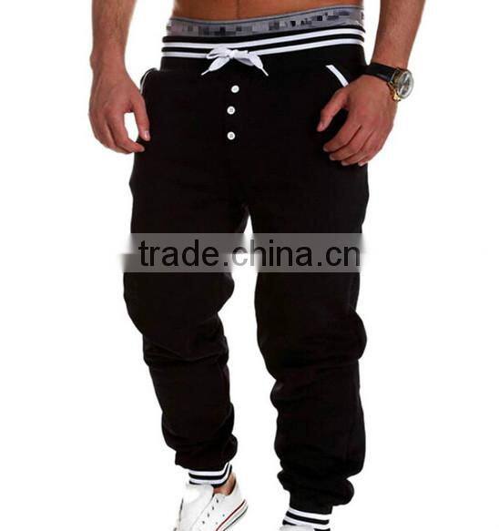 OEM bulking buy closed bottom polyester/cotton yarn custom jogger pants balloon pants men