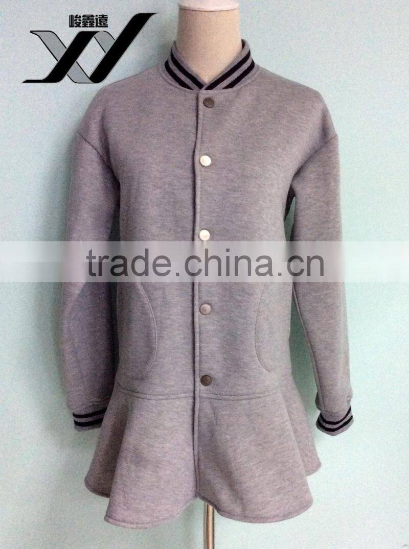 hotsale design bad ass printed winter women wool sweatshirt dress jersey fabric made in china