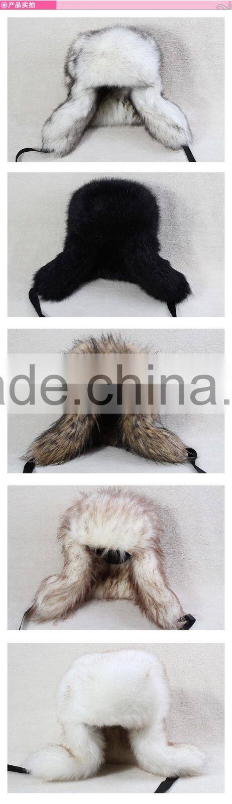 2016 New Style Winter Thick Warm Headgear Faux Fox Fur Women Hats Hot Fashion Cute Casual Female Elegant Caps