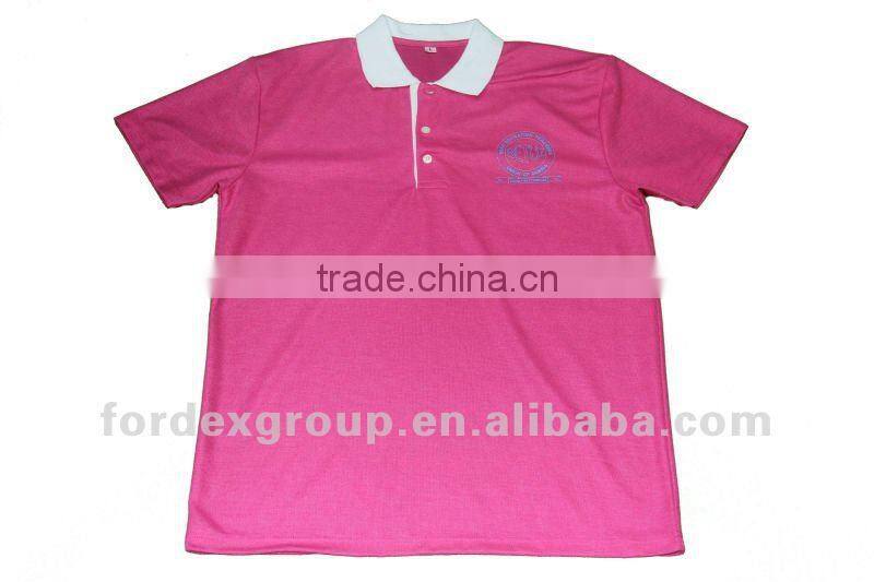 2012 hot sale men's Polo shirt,100% cotton polo shirt
