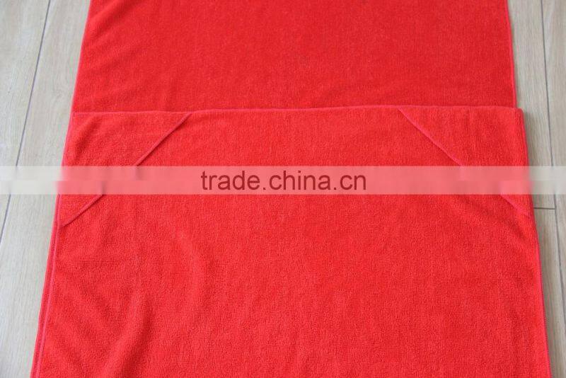2017 hot sale super soft durable Anti-Slip microfiber Yoga mat towel