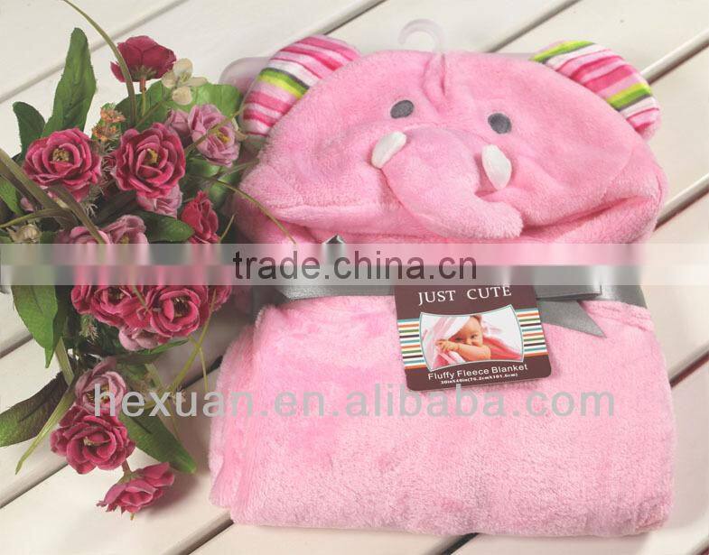 Many designs stocked or OEM Baby bath towel/ newborn animal model towel