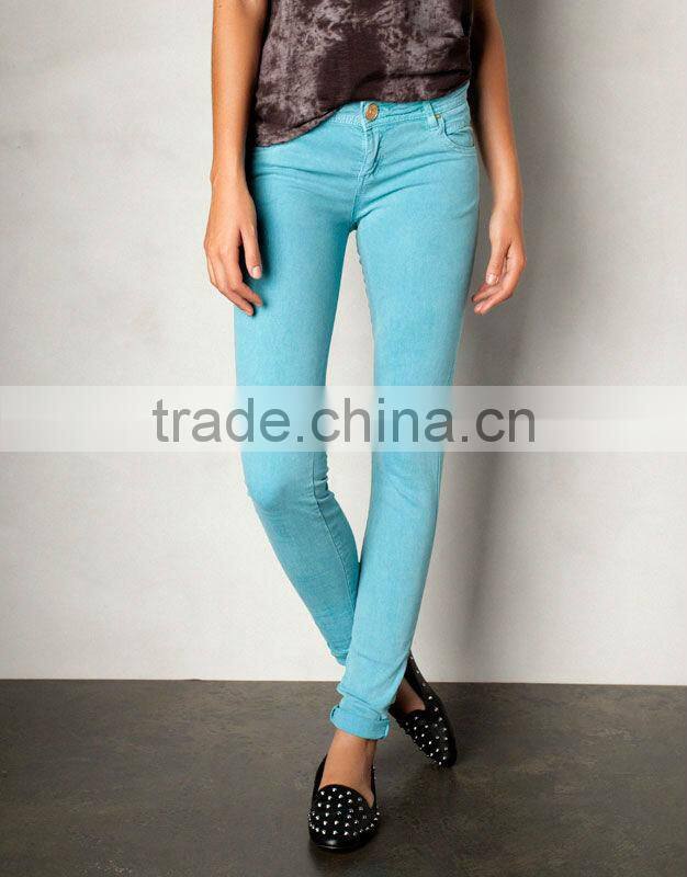 2014 Sweet candy color joker feet backing multicolor pants