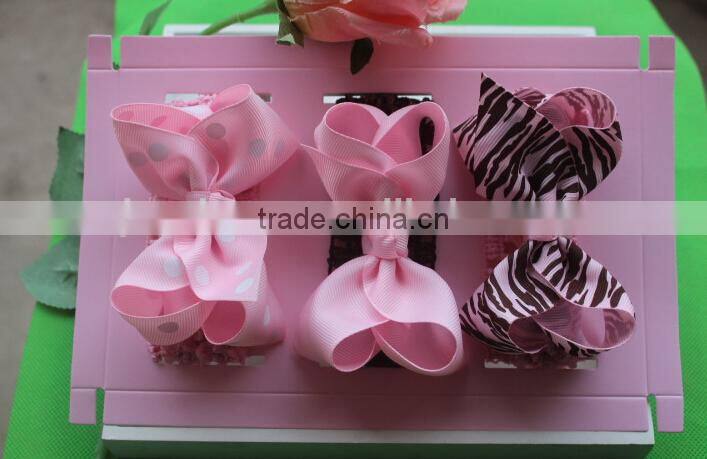 3pcs baby headband gift set, newborn baby 3pcs headband gift set