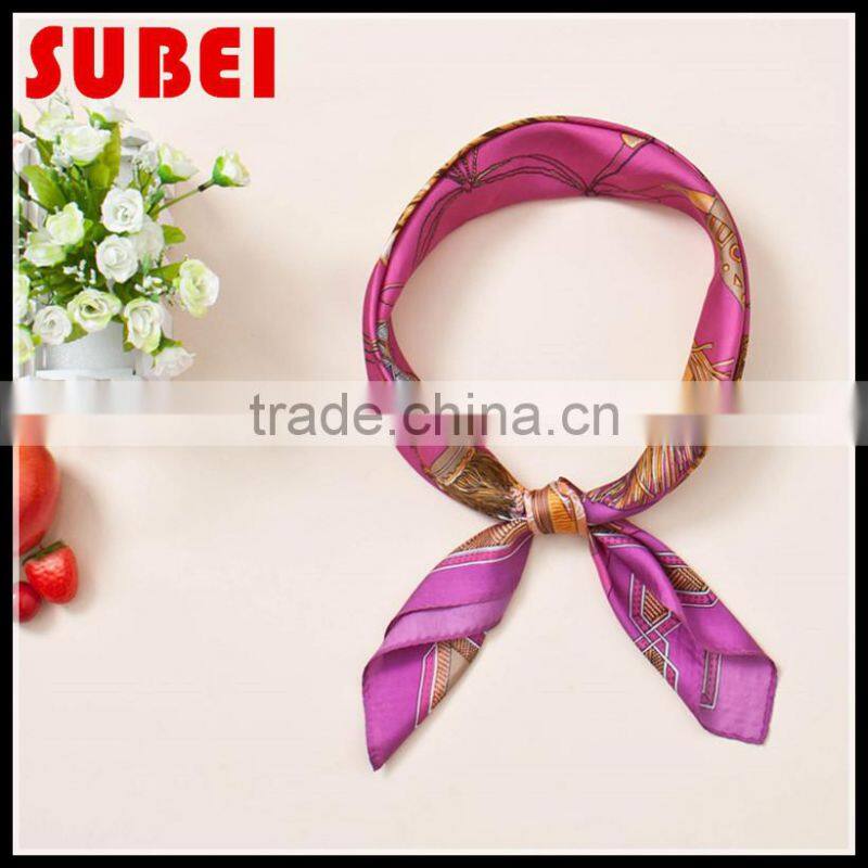 Customized Print Silk Scarf For Women