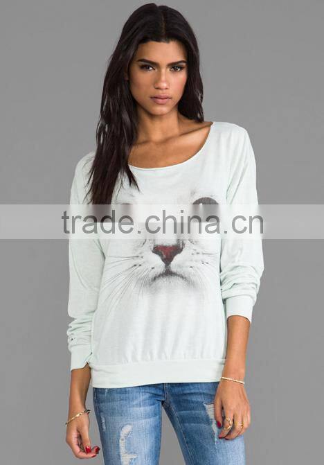 animal printing t-shirt