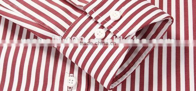 Men fashion designer shirts delicate vertical stripes shirt men