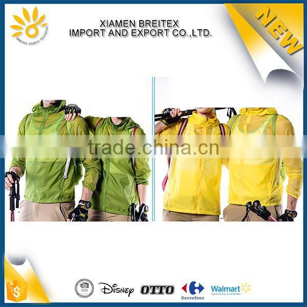 New design custom windproof lightweight outdoor skin jacket men