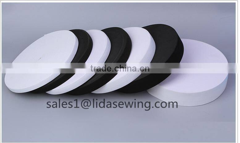 Elastic Feature and Garment Use fold over elastic tape
