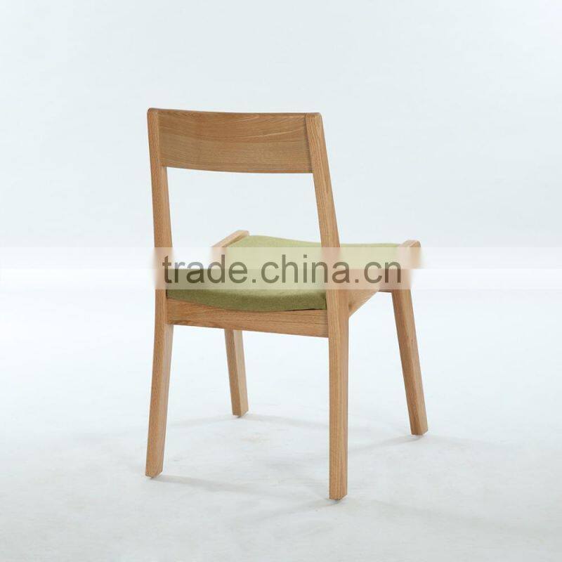 Upholstered Ash fancy living room wooden Chair
