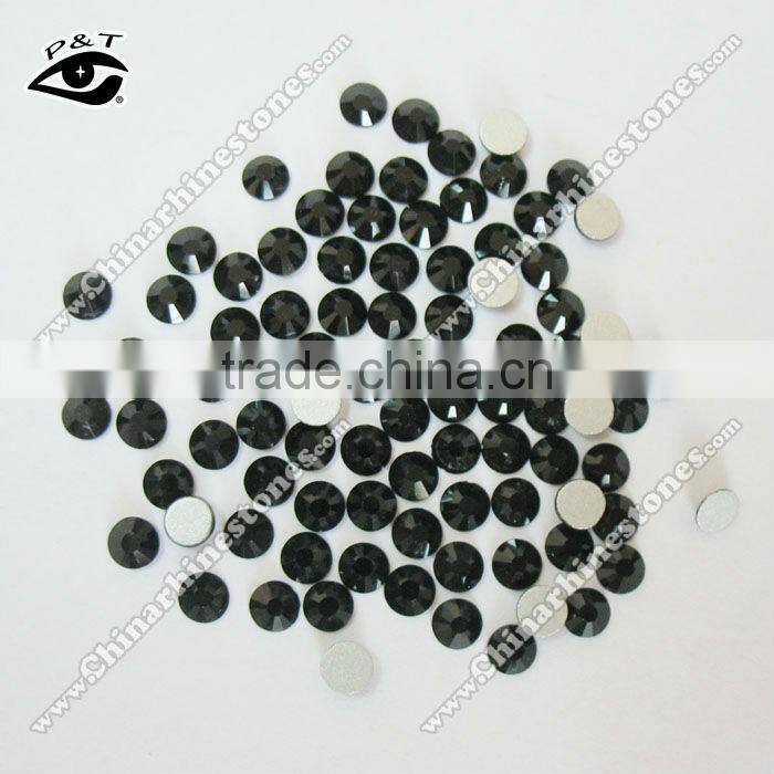 DMC machine cut rhinestone ss16 jet black strass for jeans shoes bags