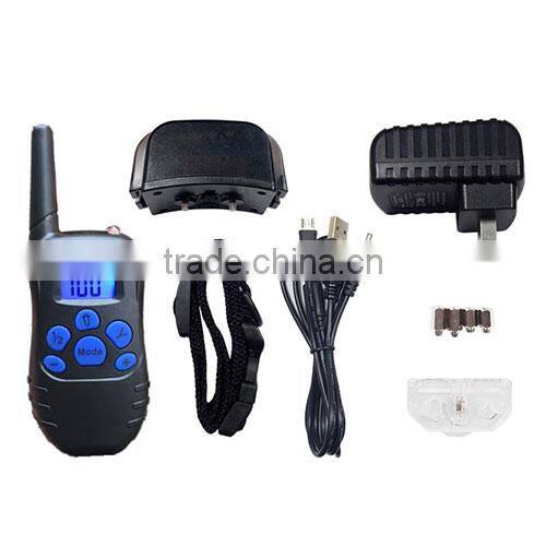 Dog trainer 300 m waterproof pet supplies charging remote control wholesale stop bark
