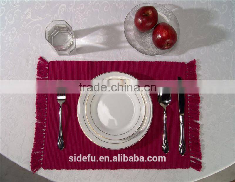 Promotional Hot Selling Hotel Felt Table PVC Placemat
