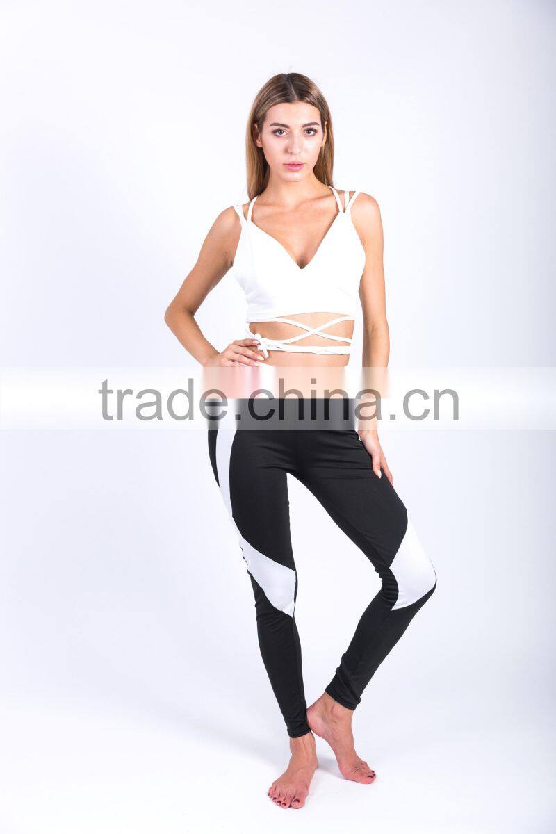 High Quality Women Yoga Pants Slim Running Fitness Leggings Good Elastic Sports Pants