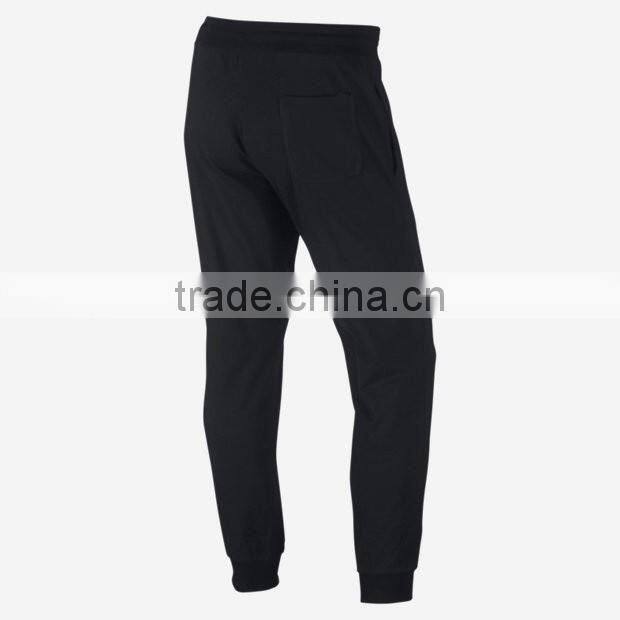 2016 wholesale blank jogger pants design sports trousers for men
