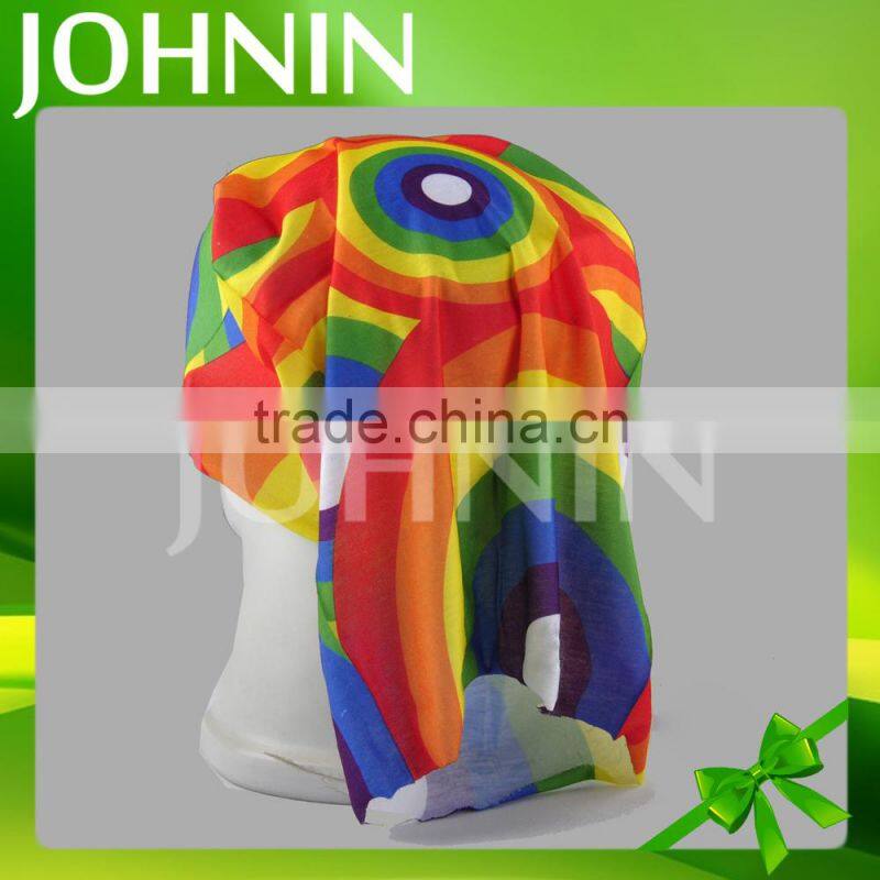 factory directly fast delivery polycotton 25*50cm gay pride seamless bandana