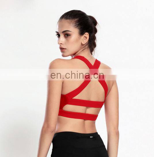 wholesale custom design sublimation printed sportswear yoga bra