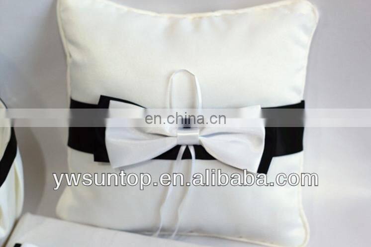 Elegant white Butterfly Knot wholesale guest book set wedding accessories