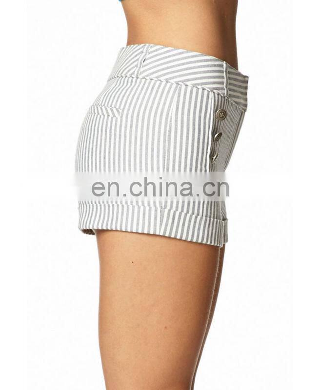 CHEFON Railroad Stripe Matilot Shorts CSS0145