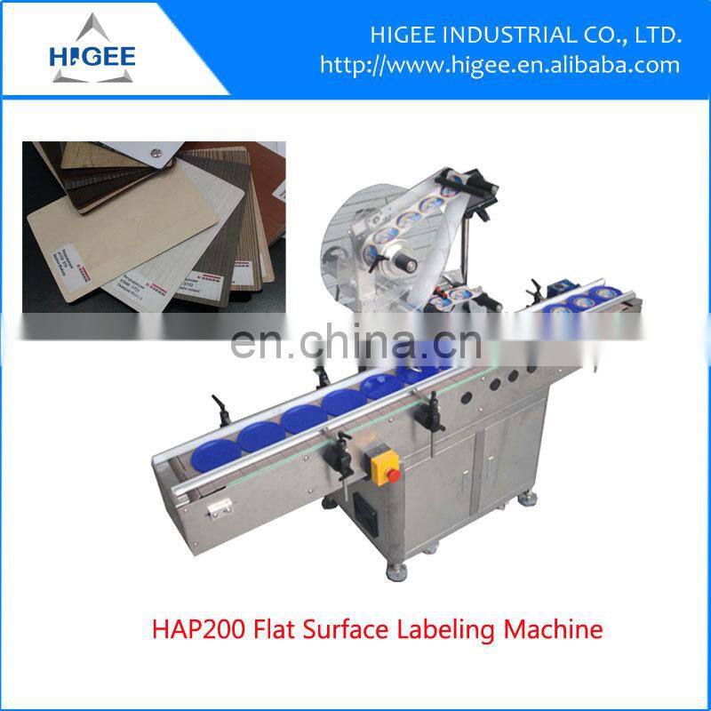 high quality fiat bottle semi automation label attaching machine direct factory price
