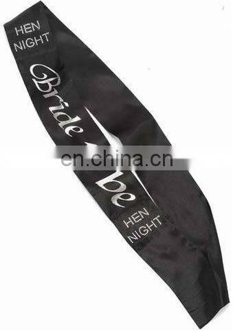 Wholesale Bachelorette Party Bride To Be Two Layer Satin Bachelorette Sash