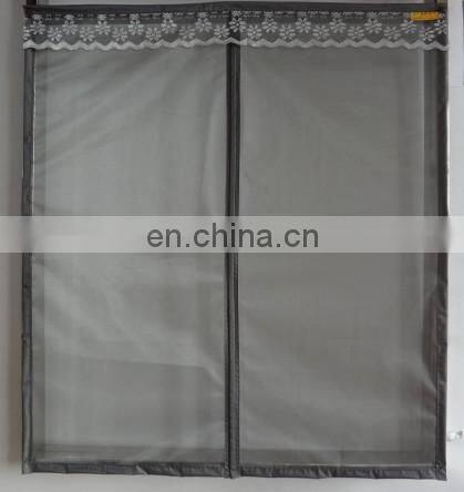 2016 All around adhesive velcro Magnetic Screen window netting for Preventing Bugs and Decorating Rooms