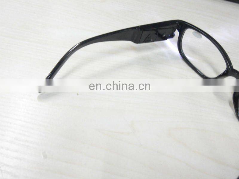 new design light up reading glasses when reading book