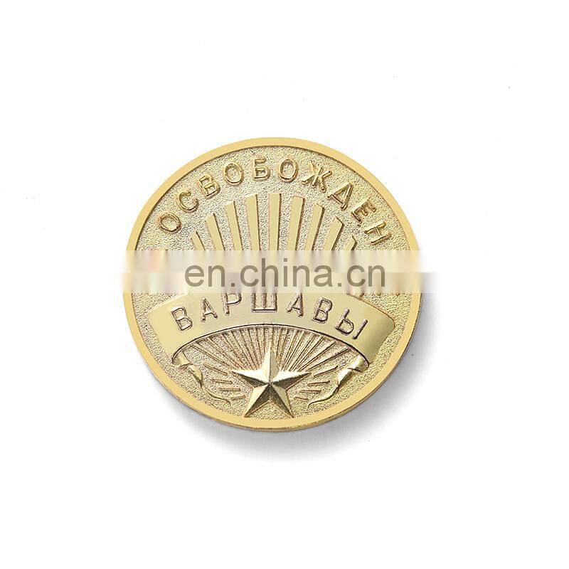 2018 wholesale custom Russian style metal souvenir coin