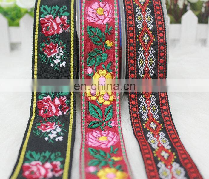 Custom in stock woven jacquard ribbon